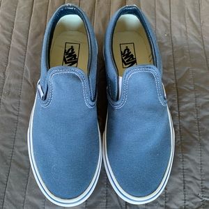 NEW | Blue Van Slip Ons | Size 4 | EU 34